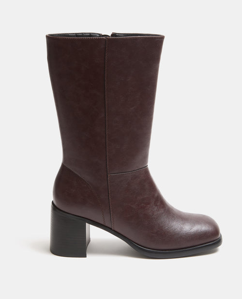 Bottes à talon avec bouts carrés - PIMKIE - 1