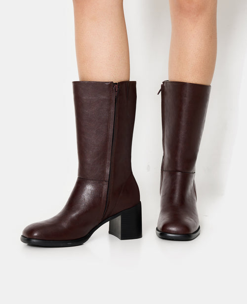 Bottes à talon avec bouts carrés - PIMKIE - 2