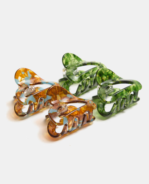 Lot de 4 mini-pinces crocodiles - PIMKIE - 1