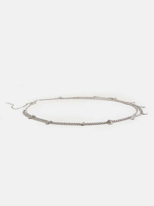 Ceinture chaîne double rangée avec étoiles et lunes - PIMKIE - 1