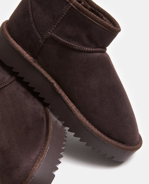 Bottes courtes fourrées en suédine - PIMKIE - 5