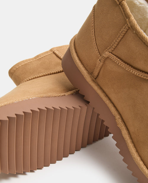 Bottes courtes fourrées en suédine - PIMKIE - 3