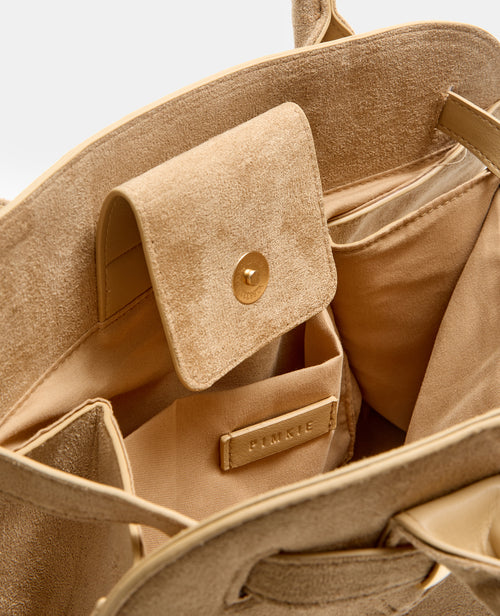 Grand sac en suédine avec poignées - PIMKIE - 6