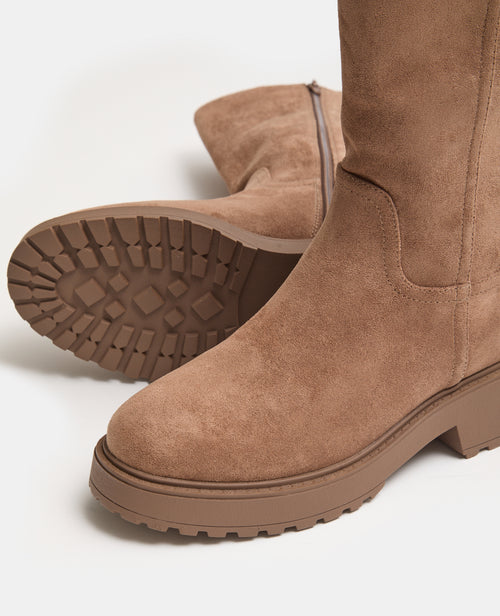 Bottes mi-hautes en suédine avec semelles crantées - PIMKIE - 3