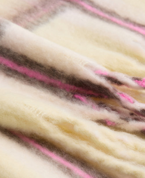 Grande écharpe à carreaux en maille douce - PIMKIE - 4