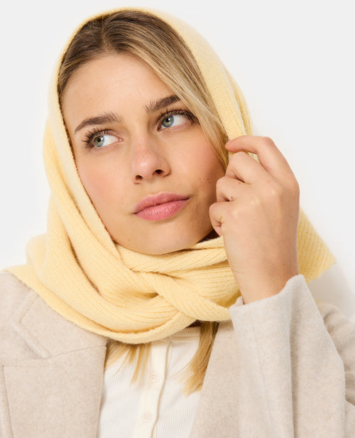 Echarpe triangle façon châle en maille - PIMKIE - 4