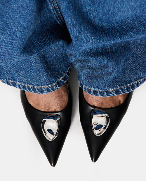 Escarpins pointus avec détail bijou - PIMKIE - 2