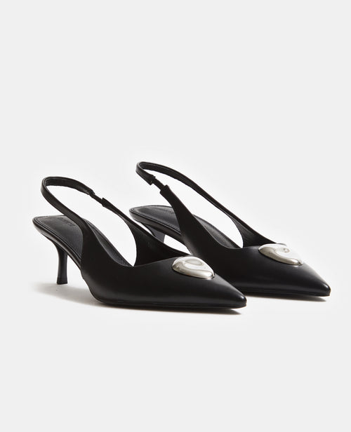 Escarpins pointus avec détail bijou - PIMKIE - 4