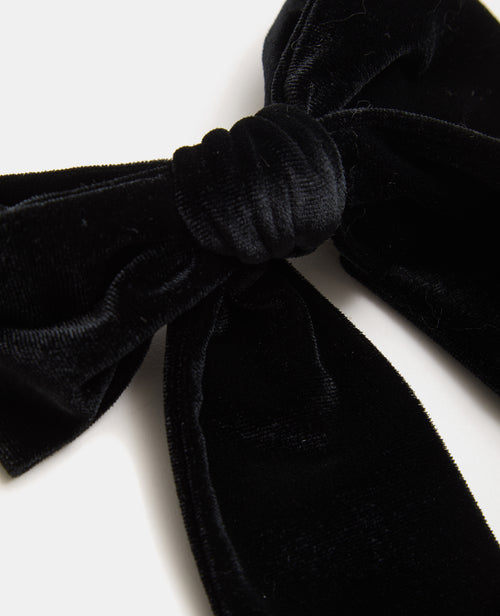 Barrette avec nœud en velours ras - PIMKIE - 3