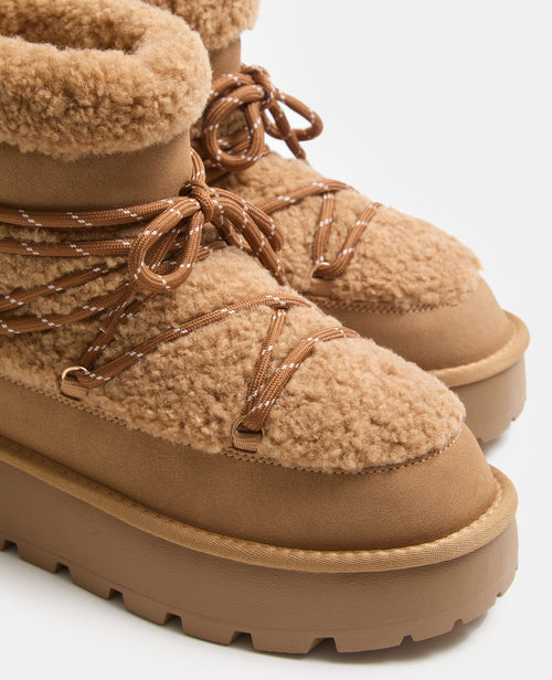 Boots fourrées en suédine et sherpa - PIMKIE - 3
