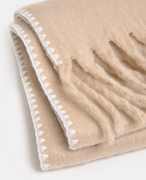 Grande écharpe avec franges et bords contrastés - PIMKIE - 3