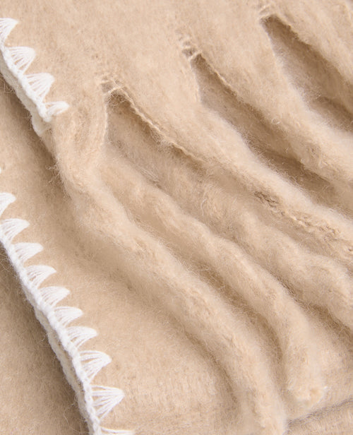 Grande écharpe avec franges et bords contrastés - PIMKIE - 5