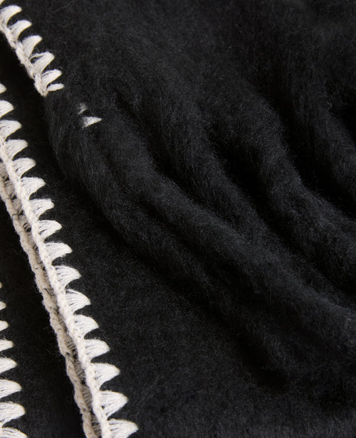 Grande écharpe avec franges et bords contrastés - PIMKIE - 5