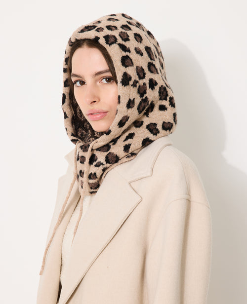 Cagoule motif léopard avec lien coulissé - PIMKIE - 2