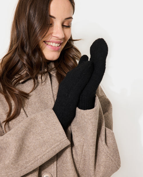 Moufles en tricot avec doublure chaude en polaire - PIMKIE - 1