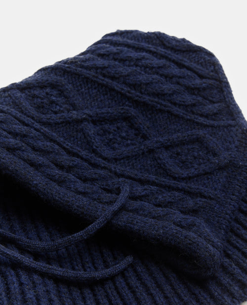 Cagoule en maille torsadée avec col boutonné - PIMKIE - 3