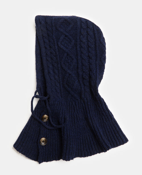 Cagoule en maille torsadée avec col boutonné - PIMKIE - 4