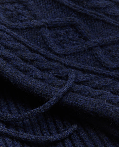 Cagoule en maille torsadée avec col boutonné - PIMKIE - 5