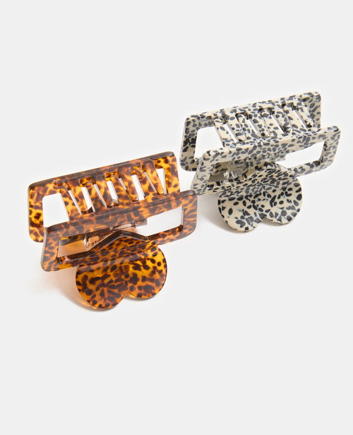 Lot de 2 pinces crocodiles avec cœurs - PIMKIE - 4