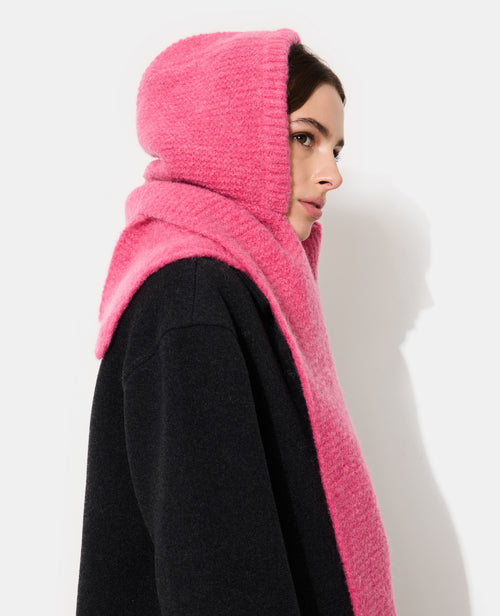 Cagoule avec écharpe contenant mohair et laine - PIMKIE - 2