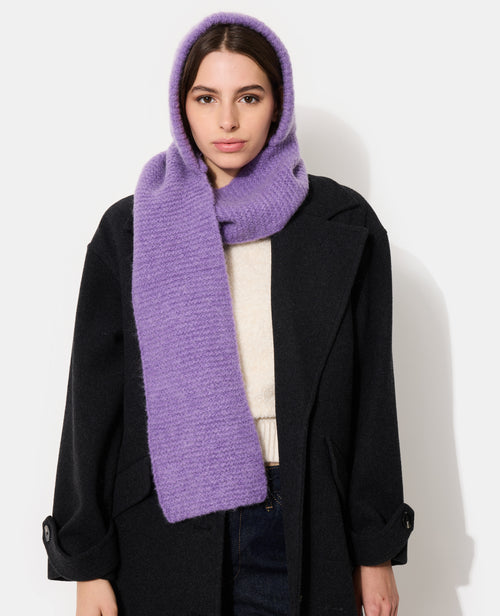 Cagoule avec écharpe contenant mohair et laine - PIMKIE - 1