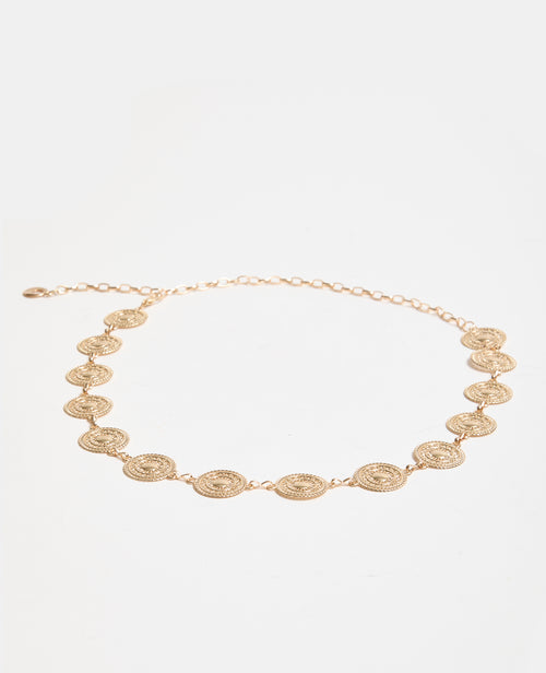 Ceinture chaine métal avec pièces - PIMKIE - 1