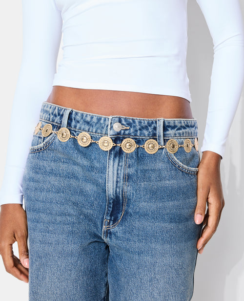 Ceinture chaine métal avec pièces - PIMKIE - 2