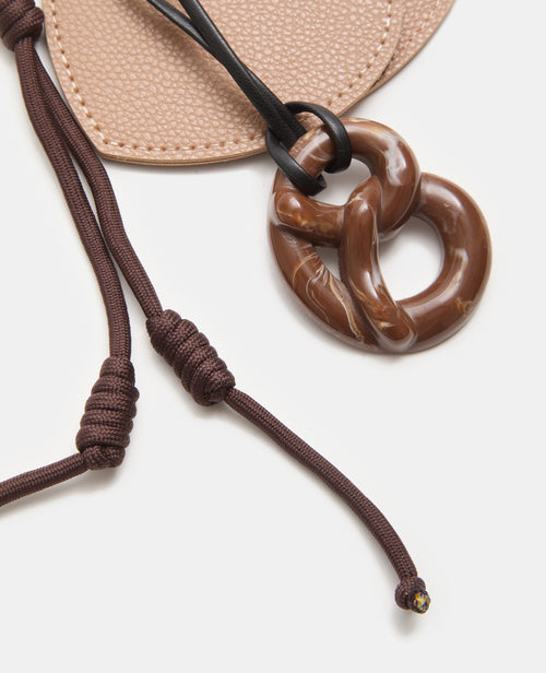 Déco de sac avec miroir cœur et bretzel - PIMKIE - 4