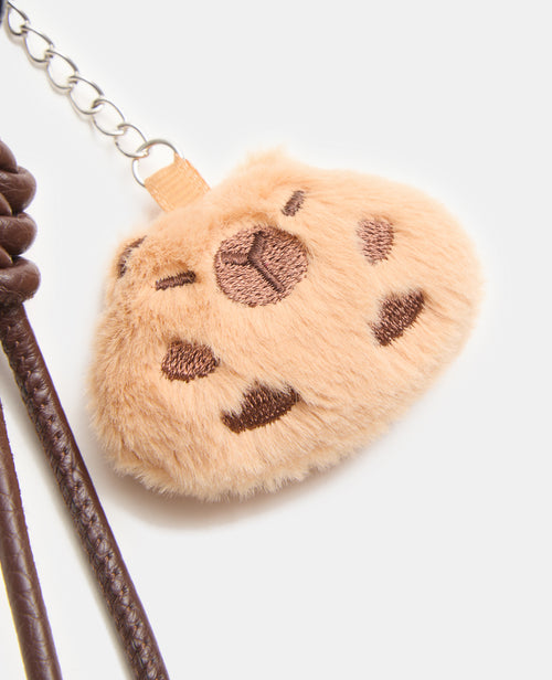 Déco de sac avec tête de capybara et perles - PIMKIE - 4