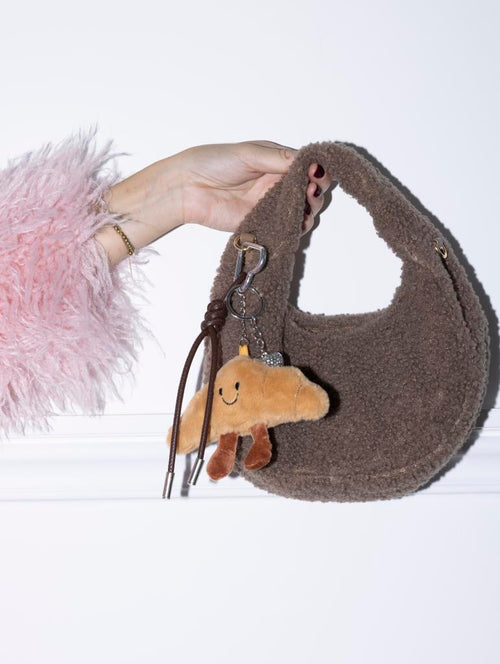 Déco de sac croissant et cœur - PIMKIE - 1