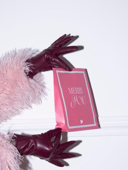 Paire de gants en simili avec intérieur chaud - PIMKIE - 1