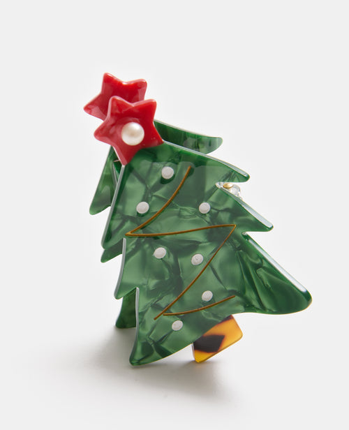 Pince crocodile Sapin effet nacre - PIMKIE - 1