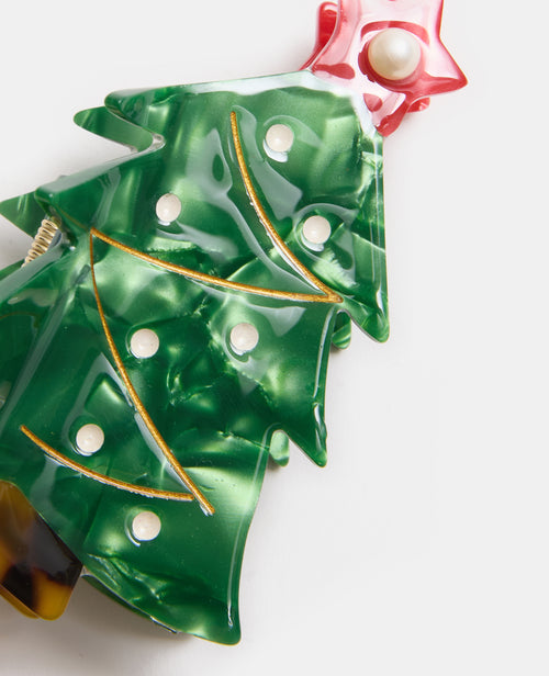 Pince crocodile Sapin effet nacre - PIMKIE - 3