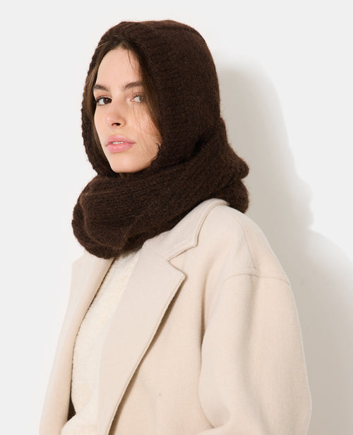 Cagoule avec snood contenant de la laine - PIMKIE - 2