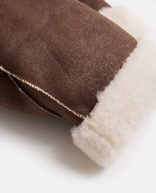 Moufles fourrées façon peau lainée - PIMKIE - 3