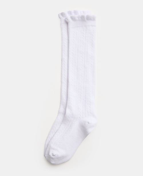Chaussettes hautes en maille fantaisie - PIMKIE - 1