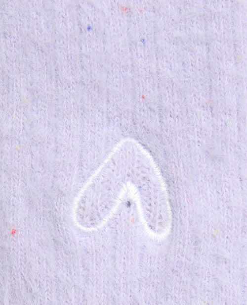 Paire de chaussettes en maille fluffy avec coeur - PIMKIE - 4