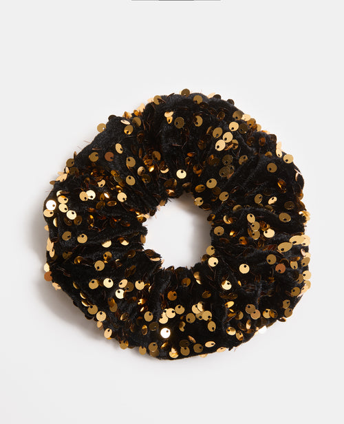 Chouchou en velours avec sequins - PIMKIE - 1