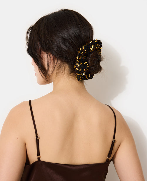 Chouchou en velours avec sequins - PIMKIE - 2