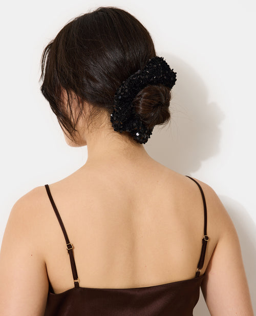 Chouchou en velours avec sequins - PIMKIE - 2