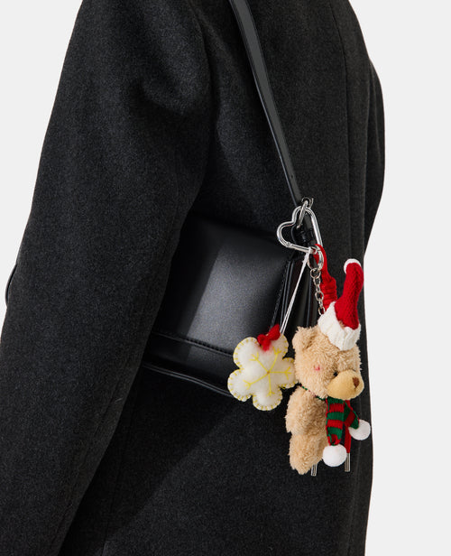 Déco de sac Ourson de Noël avec corde et flocon - PIMKIE - 3