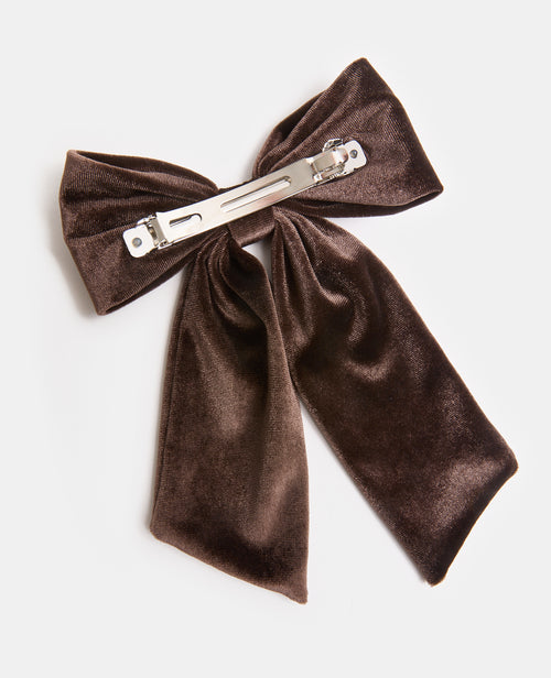 Barrette avec nœud en velours - PIMKIE - 4