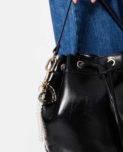 Déco de sac avec perles, coccinelle et cœur - PIMKIE - 2