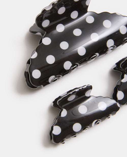 Lot de 3 pinces crocodiles à pois - PIMKIE - 3