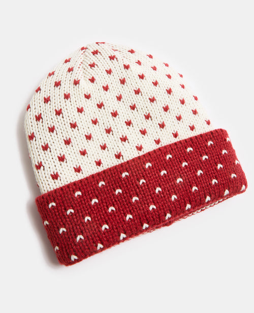 Bonnet en tricot avec cœurs - PIMKIE - 2