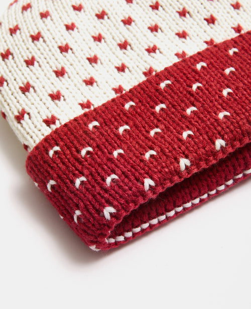 Bonnet en tricot avec cœurs - PIMKIE - 3