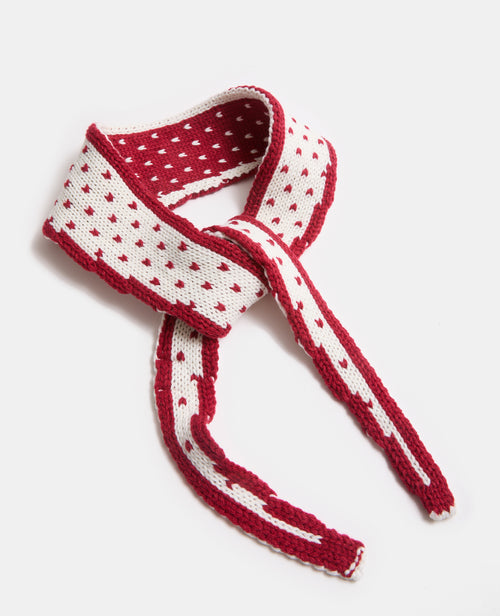 Echarpe forme foulard en tricot avec cœurs - PIMKIE - 2