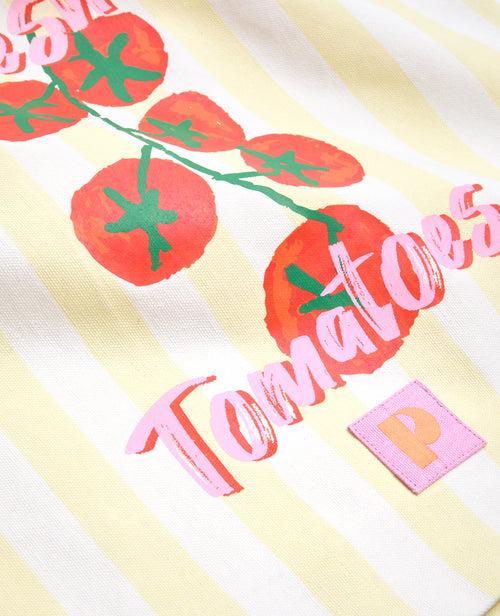 Tote bag en toile rayée avec tomates - PIMKIE - 6