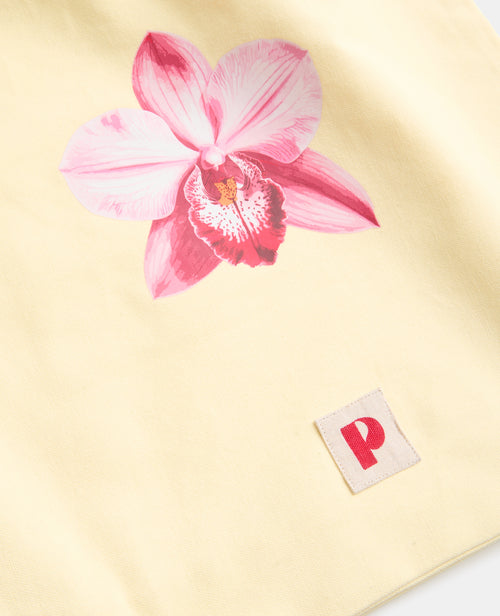 Tote bag en toile avec fleur orchidée - PIMKIE - 4