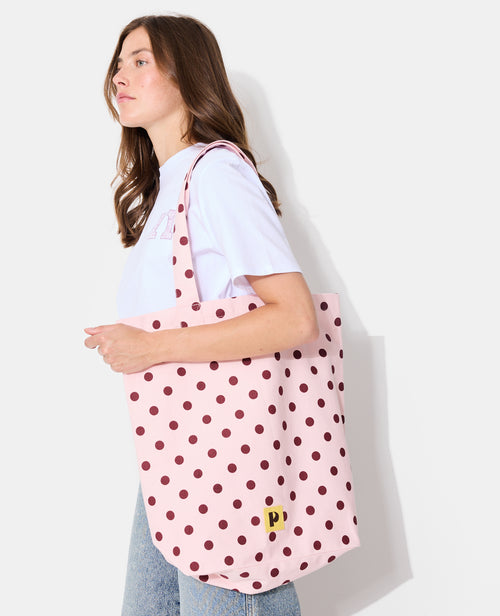 Tote bag en toile motif pois - PIMKIE - 2